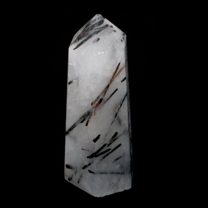 Tourmalinated Quartz Polished Point  ~84mm