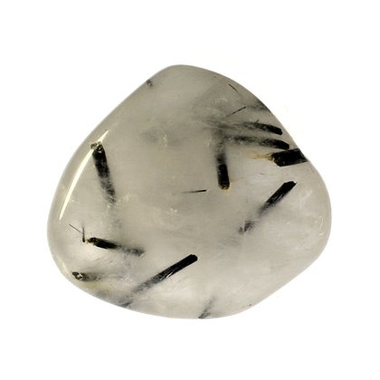 Tourmalinated Quartz Tumblestone ~25mm