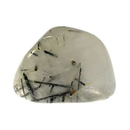 Tourmalinated Quartz Tumblestone ~26mm