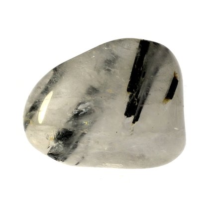 Tourmalinated Quartz Tumblestone ~30mm