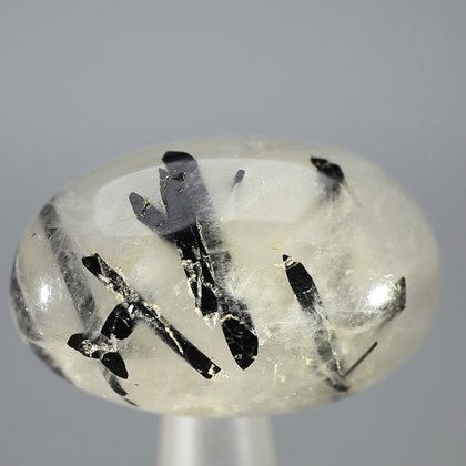 Tourmalinated Quartz Tumblestone ~34mm