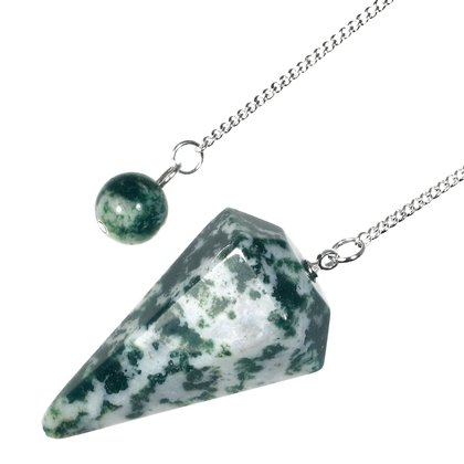 Tree Jasper Crystal Pendulum