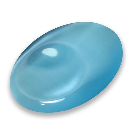 Turquoise Cat's Eye Thumb Stone