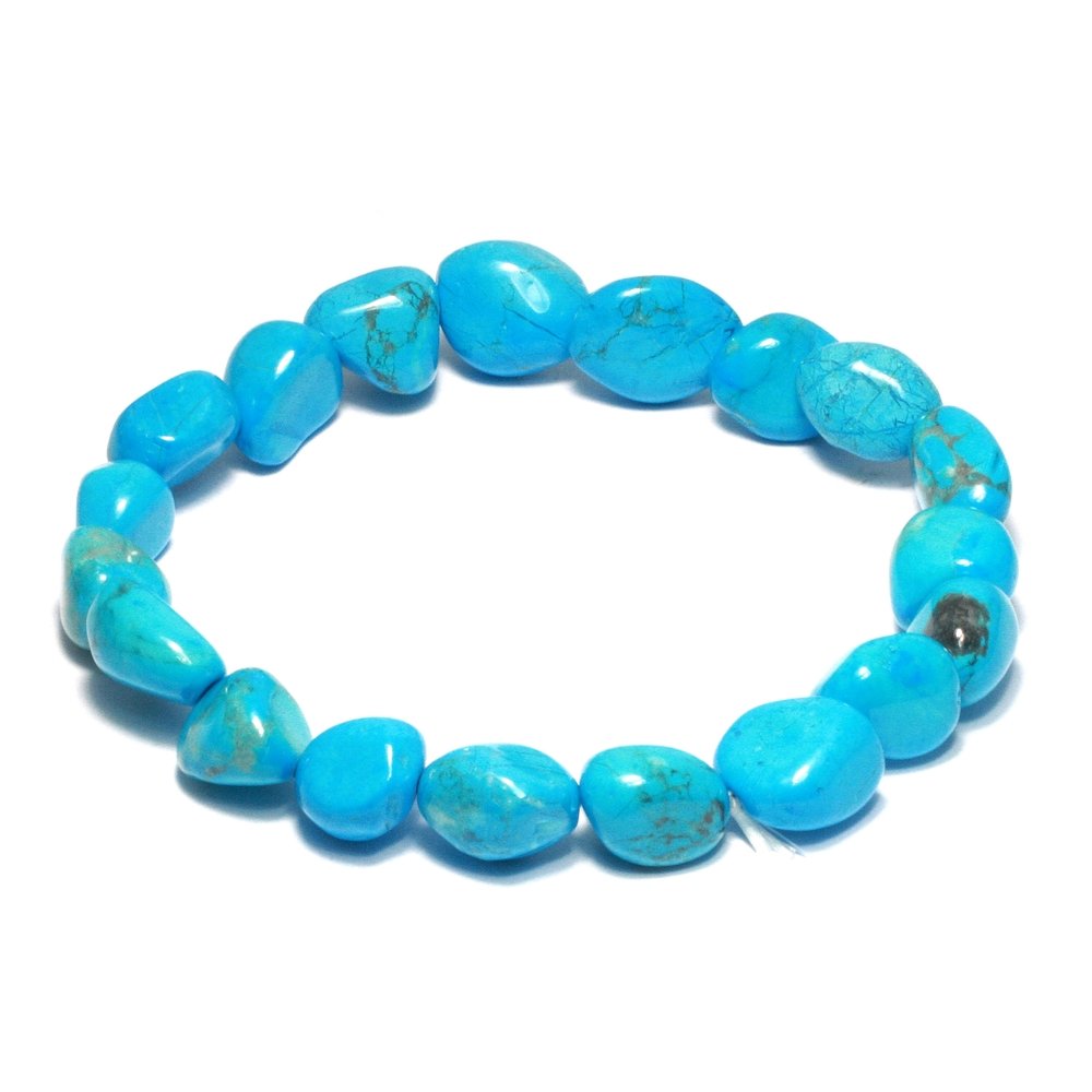 Bracelet Howlite Turquoise 8mm A  Calme et Douceur  123Ambre