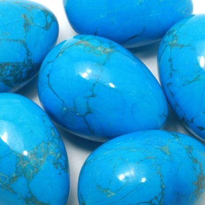 Turquoise Howlite Crystal Egg ~48mm