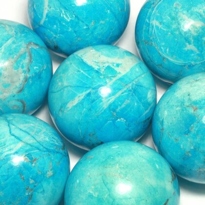 Turquoise Howlite Crystal Sphere ~45mm