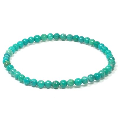 Turquoise 4mm Mini Bead Bracelet