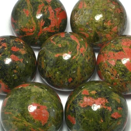 Unakite Medium Crystal Sphere ~45mm