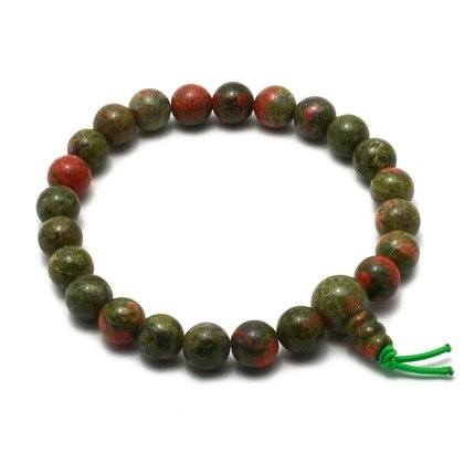 Unakite Power Bead Bracelet