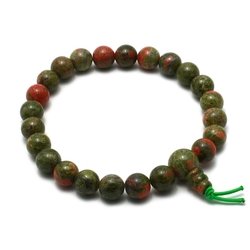 Unakite Power Bead Bracelet