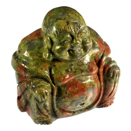 Unakite Sitting Buddha Statue