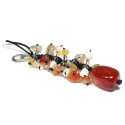 Virgo Birthstone Crystal Charm - Carnelian