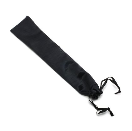 Black Satin Wand Pouch (19cm x 4.5cm)