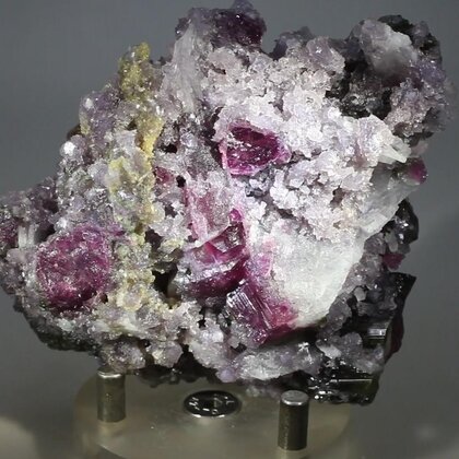 Watermelon Tourmaline & Lepidolite Healing Mineral ~85mm