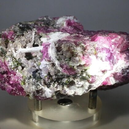 Watermelon Tourmaline & Lepidolite Healing Mineral ~95mm