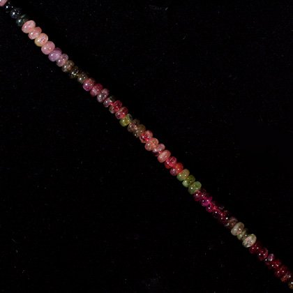 Watermelon Tourmaline Crystal Beads - 5mm Roundel