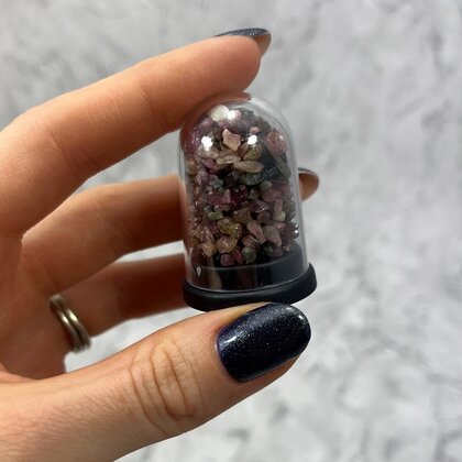 Watermelon Tourmaline Energy Dome