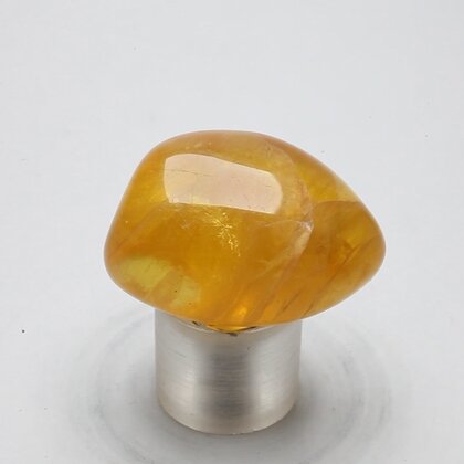 Yellow Fluorite Tumblestone ~33mm