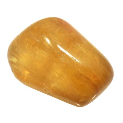 Yellow Fluorite Tumblestone ~34mm