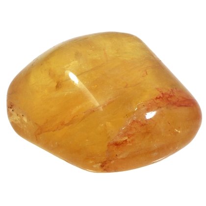 Yellow Fluorite Tumblestone ~43mm