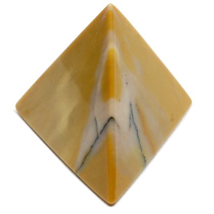Yellow Mookaite Tetrahedron Pyramid