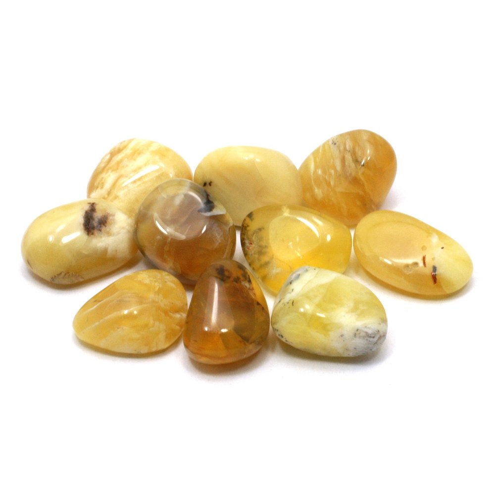 Yellow Opal Tumble Stones (20-25mm)