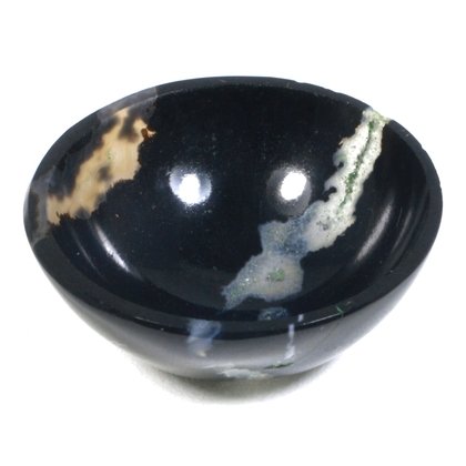 Zebra Jasper Gemstone Healing Oil Bowl ~30mm